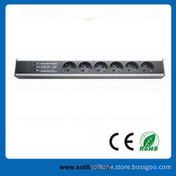 Germany Plug Socket 6-Way 16A PDU